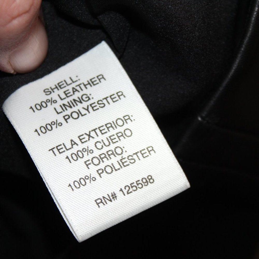 Ellen Tracy Women 4 Genuine Leather Skirt - Picture 4 of 7